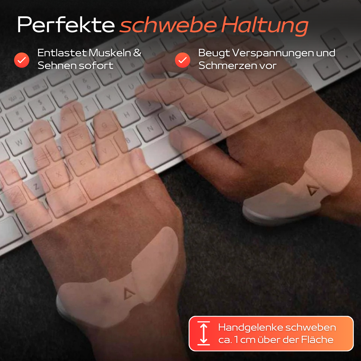 ErgoMotion™ - Handgelenk Support gegen Mausarm - für mehr für mehr Komfort & Fokus